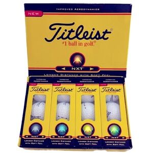 🆕- Titleist NXT Golf Balls 1 Dozen (12 count) Long Distance